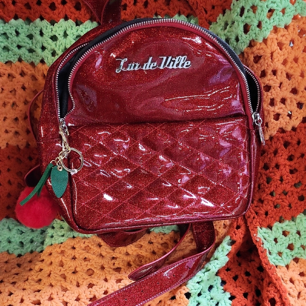 Lux de Ville Sparkling Red Backpack